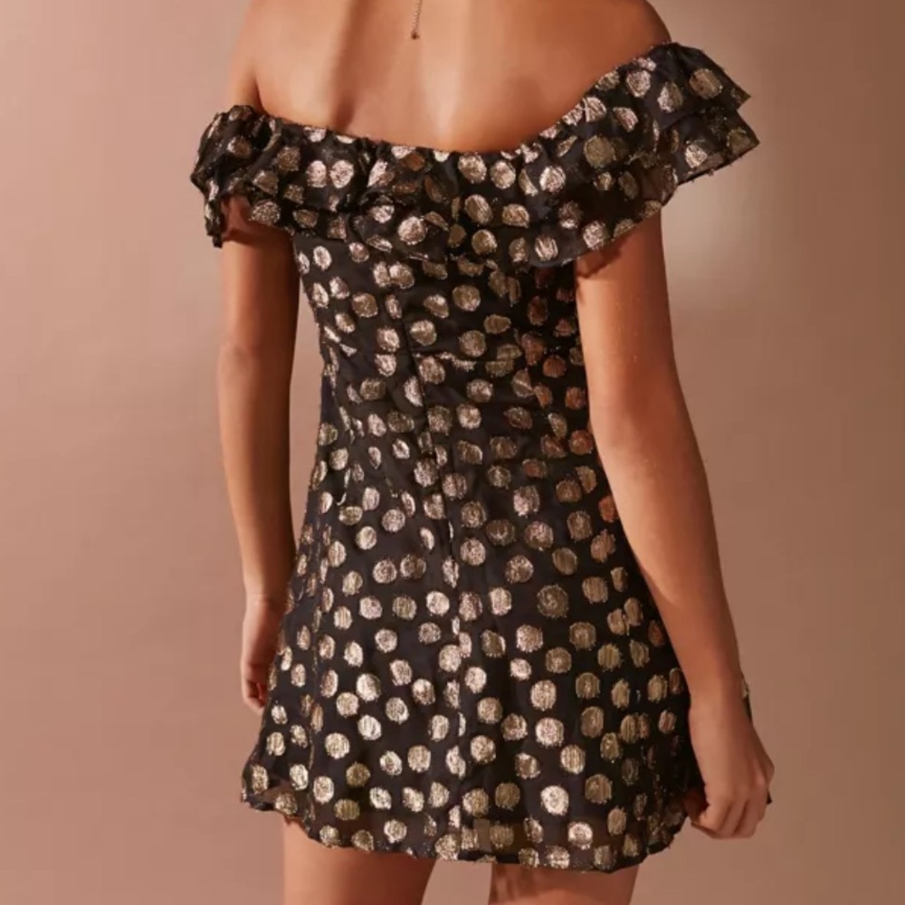 For Love & Lemons Lottie Ruffle Mini Dress - Picture 2 of 9